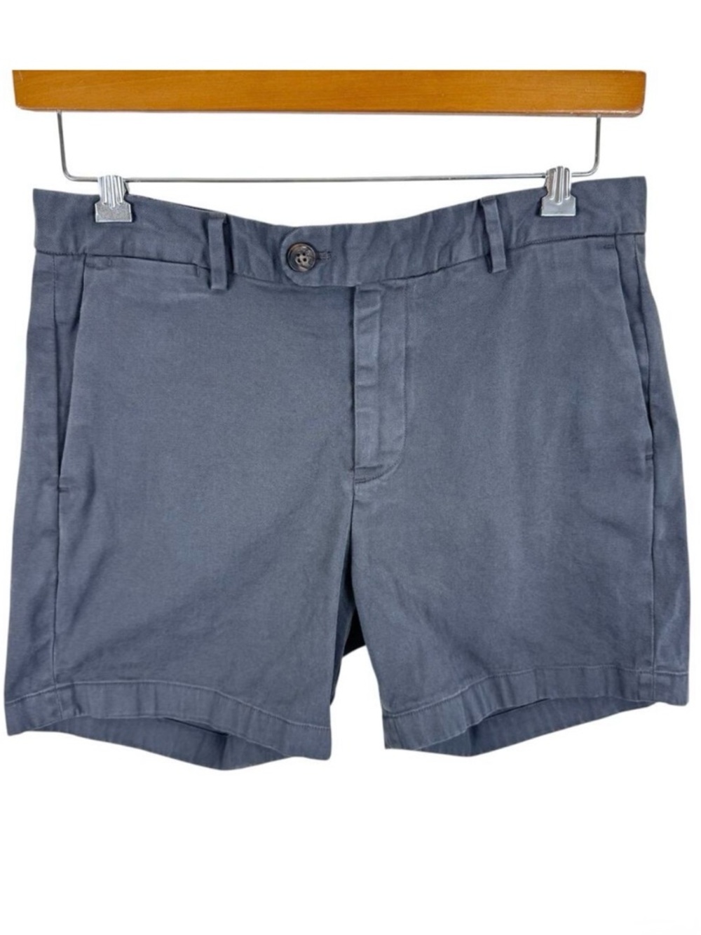 Bonobos‎ Standard 5 Inch Gray High Rise Chino Shorts Preppy Women's Size 32